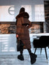 Ziemas virsjaka ar jostu "CLASSIC" - CHOCO PRE-ORDER